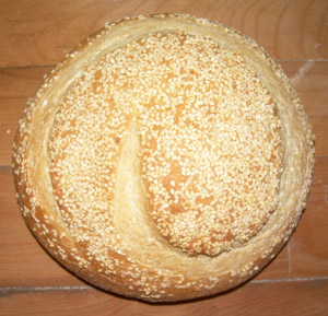 Round Boule with Sesame